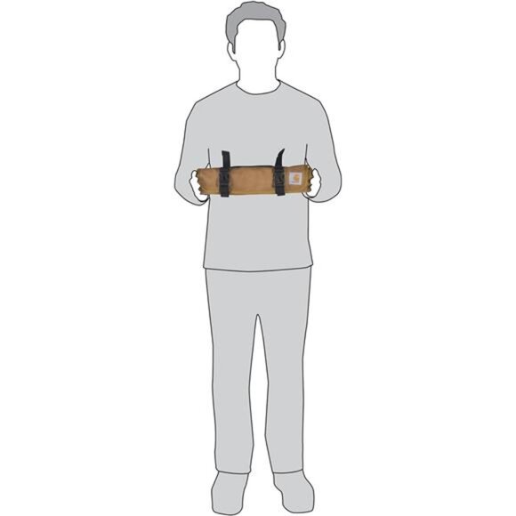 18 Pocket Utility, Durable Water-Resistant Tool Organization Roll Bag, Grey - Picture 4 of 6